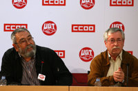 Toxo y Méndez anuncian manifestaciones "masivas" el 18 de diciembre en las capitales de provincia