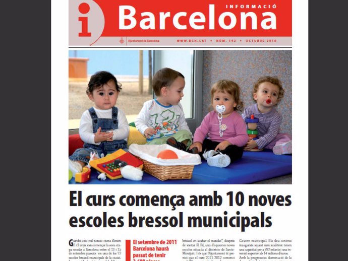 Publiación del Ayuntamiento de Barcelona 'Barcelona Informació'