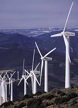 La energía eólica representa en Navarra el 70,5% de la producción de renovables.