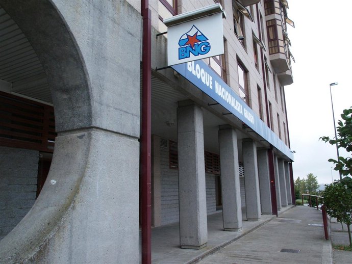 Sede del BNG en Santiago de Compostela (A Coruña)