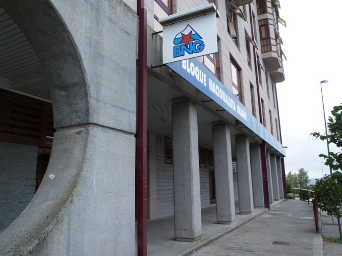 Sede del BNG en Santiago de Compostela (A Coruña)