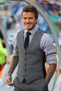 El futbolista David Beckham 