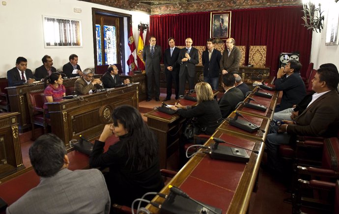 Recepción en la Diputación de Valladolid