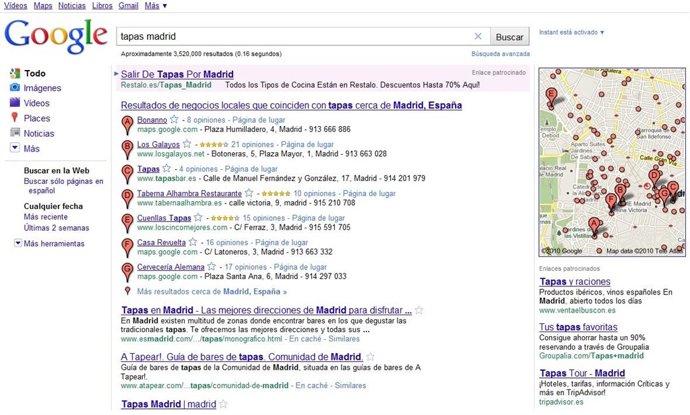 Búsqueda de Lugares de Google