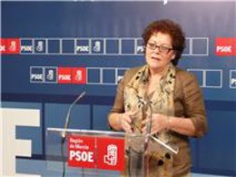 Teresa Rosique en rueda de prensa