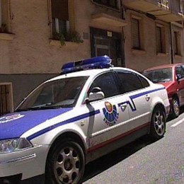 Coche de la Ertzaintza en Portugalete