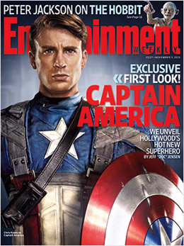 El Capitán América en la portada de Entertainment Weekly