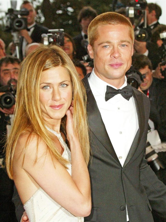 Jennifer Aniston y Brad Pitt
