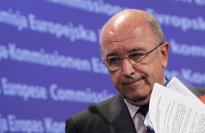 Joaquín Almunia en Bruselas