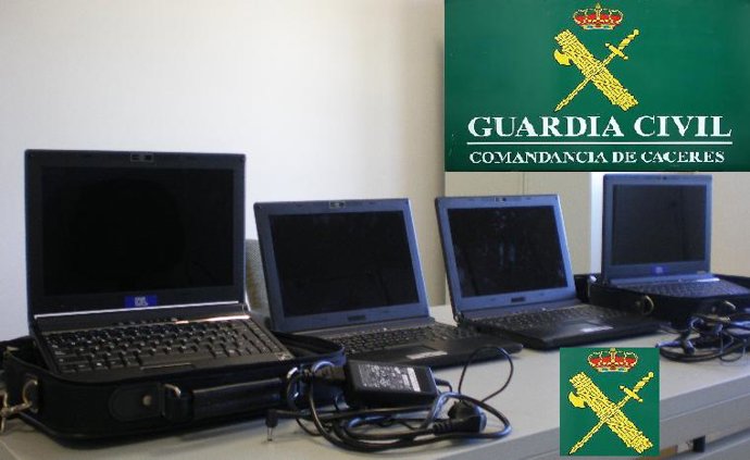 NP Y FOTOGRAFÏA Guardia Civil: 9 Detenidos En Moraleja Y 1 En Cañamero Por Robo 