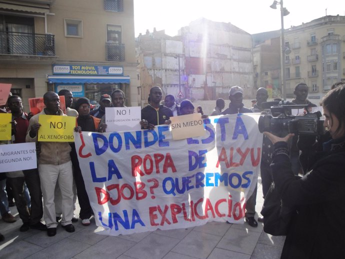 Manifestación en Lleida