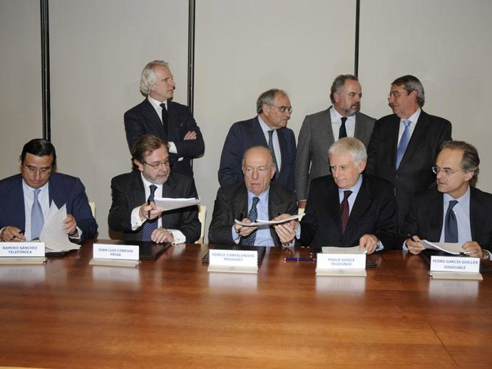 Acuerdo de fusión Telecinco y Cuatro