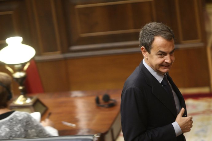 Zapatero, en el congreso de los diputados