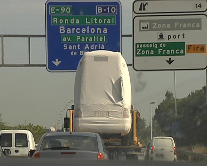 Papamóvil en Barcelona