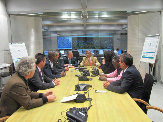 Visita de la delegación del Gobierno de Haití a Endesa