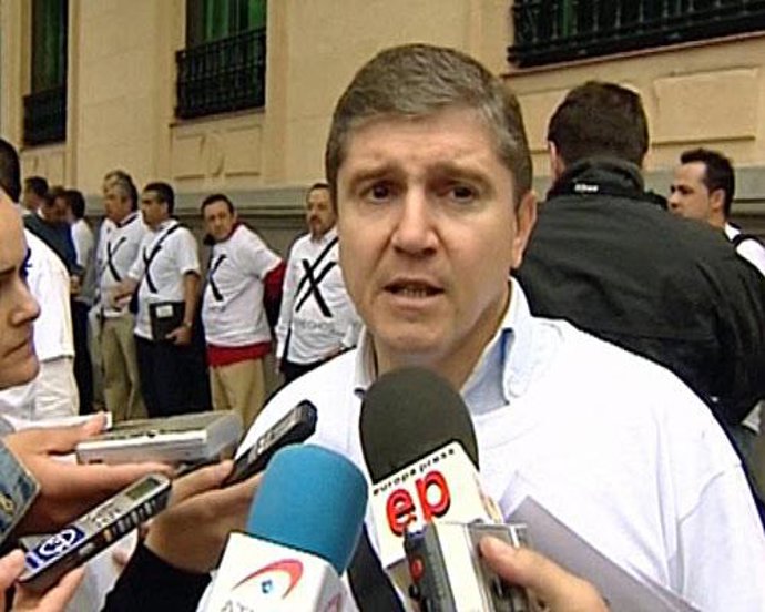 El secretario general de la AUME, Mariano Casado