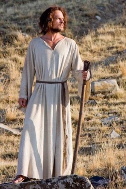 El actor Joel West en el papel de Jesús de Nazaret
