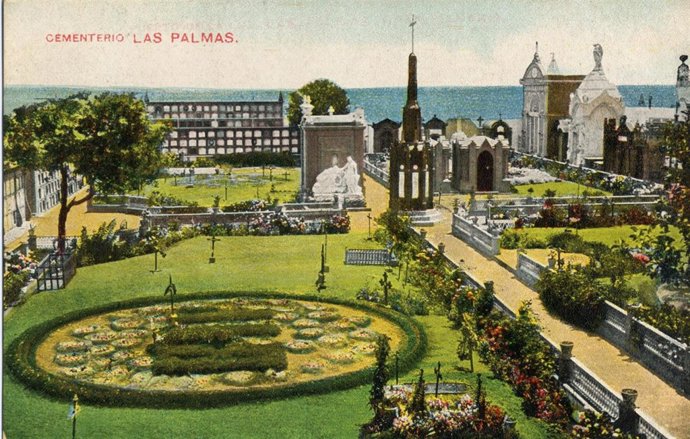 Imagen antigua del cementerio de Las Palmas.