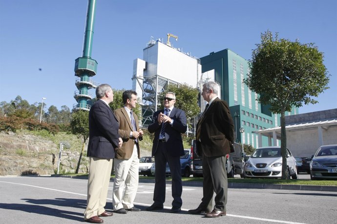 Visita de Martín y Boné al Complejo Ambiental de Meruelo