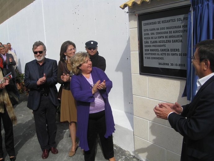 La consejera de Agricultura, Clara Aguilera