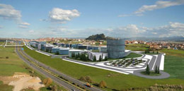 Maqueta de las instalaciones del Instituto de Hidráulica en el PCTCAN