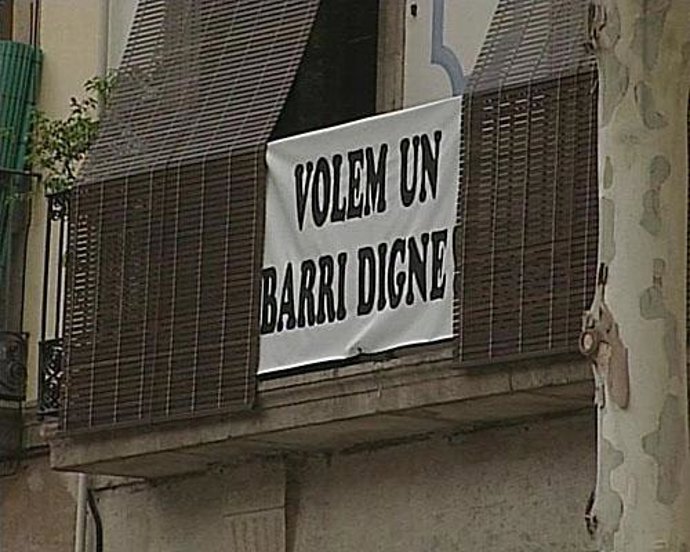 Barrio de Raval donde hay problemas con Prostitutas, Barcelona