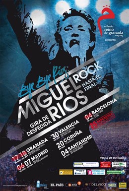 Cartel de la gira 'Bye. bye Ríos'
