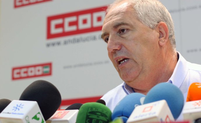 El secretario general de CCOO en Andalucía, Francisco Carbonero