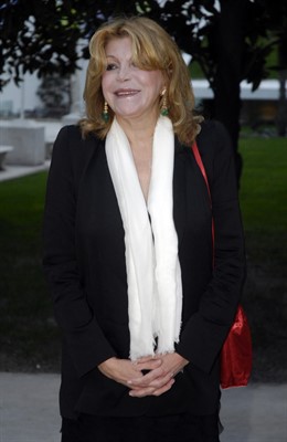 Tita Cervera en una exposición benéfica celebrada en el Museo Thyssen