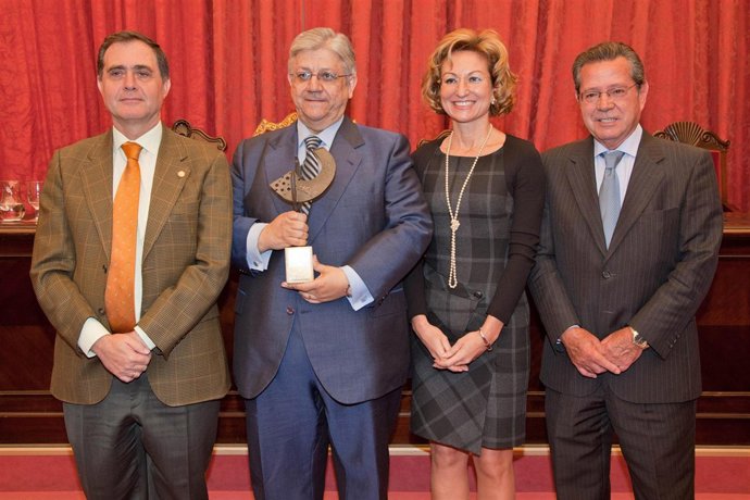 Fernando Reyero tras recibir el Premio a la Trayectoria