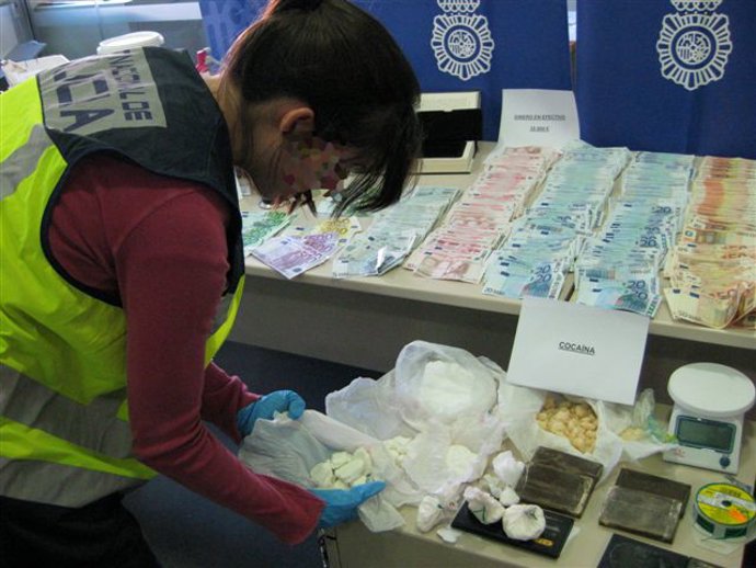 Material incuatado en la operación policial