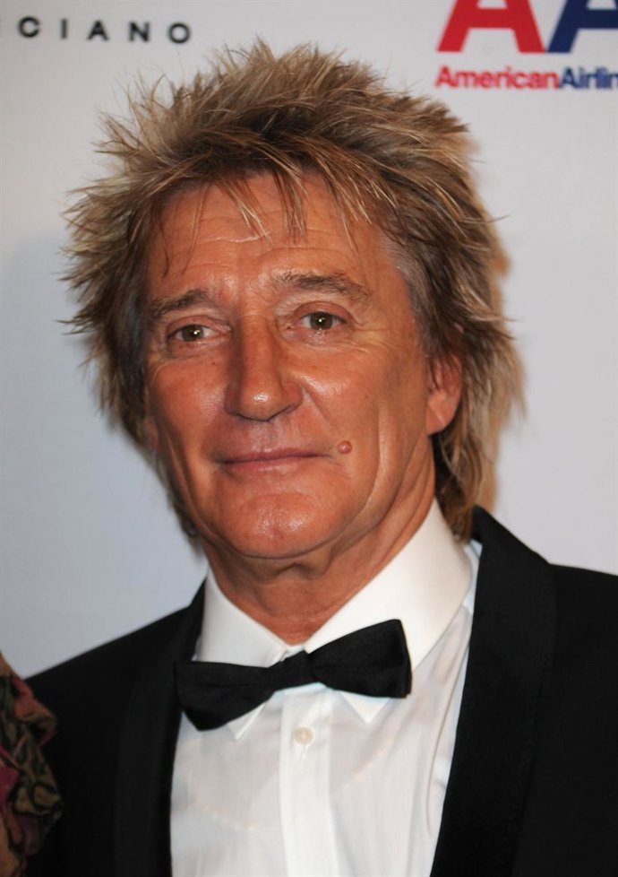 El cantante Rod Stewart en la 32 Anniversary Carousel Of Hope Gala celebrada en 