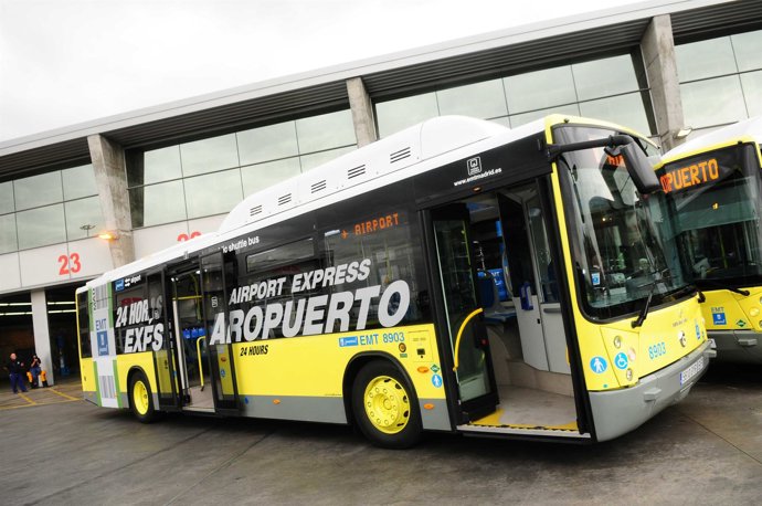 La línea expres a Barajas las 24 horas arrancará el viernes
