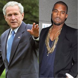 George Bush y Kanye West