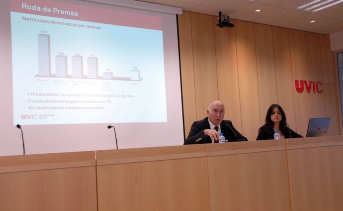 La UVic tiene un 2,5% más de alumnos que el año pasado