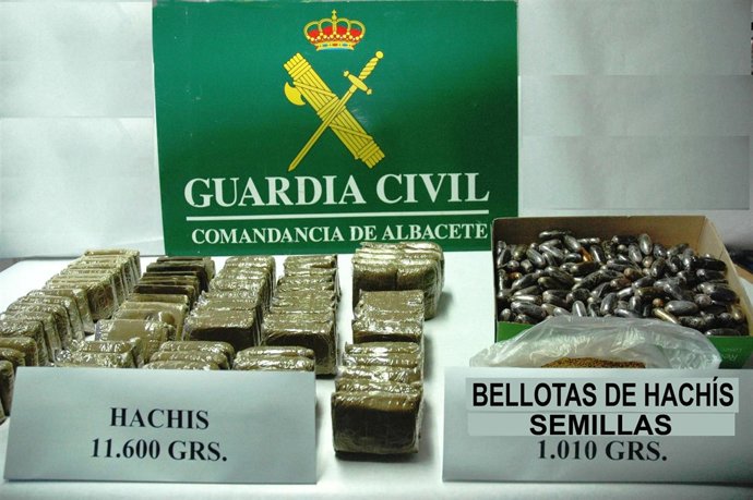 Droga incautada en Tobarra