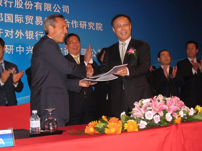BBVA ha firmado hoy un acuerdo con China Citic Bank (CNCB) 