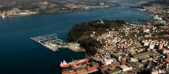 Vista Ría de Vigo y Vulcano