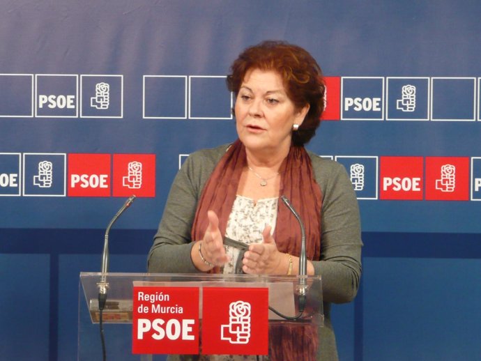Teresa Rosique, durante la rueda de prensa