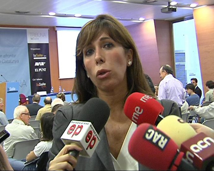 La dirigente popular Alicia Sánchez Camacho