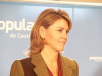 Cospedal tacha de "bochornoso" que el Gobierno central vete la enmienda sobre la congelación de las pensiones