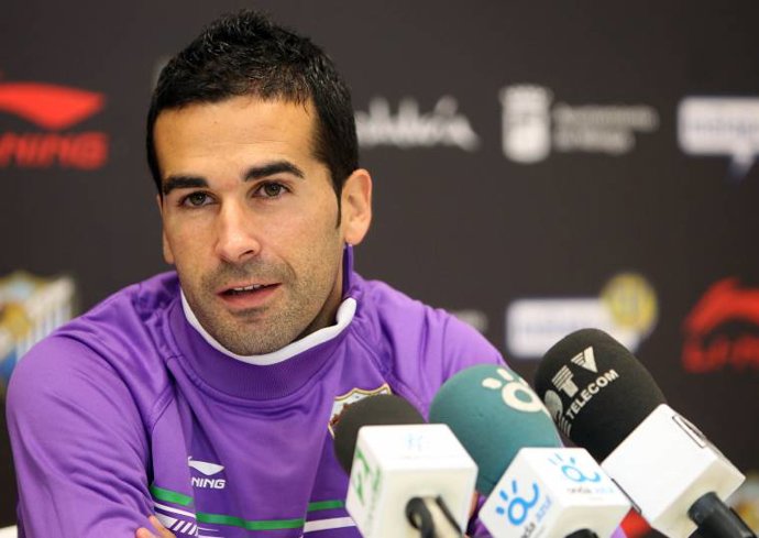 El jugador del Málaga Fernando