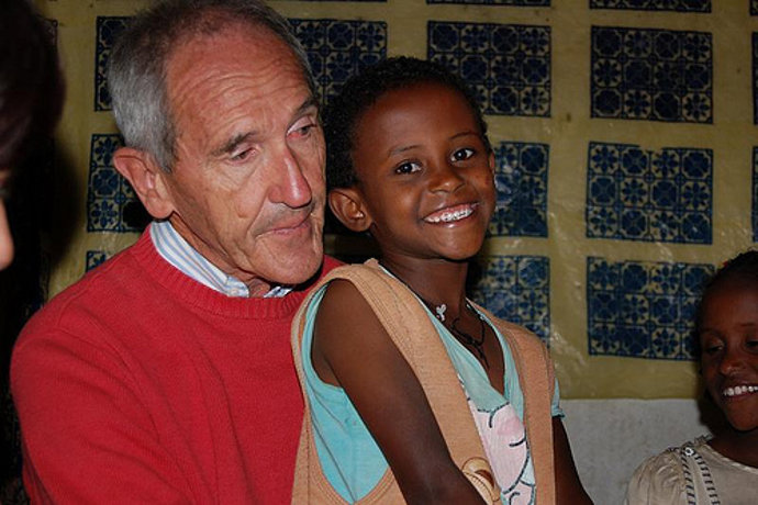 El misionero Angel Olaran