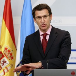 alberto nunez feijoo informa en rolda de prensa dos asuntos abordados na reunion