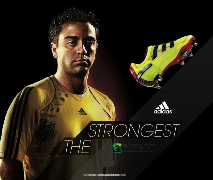 Xavi Hernández y sus nuevas Predator X