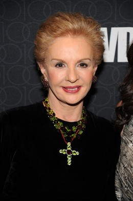La diseñadora Carolina Herrera 