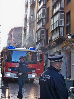 Incendio en el Cabildo de Arriba