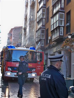 Incendio en el Cabildo de Arriba