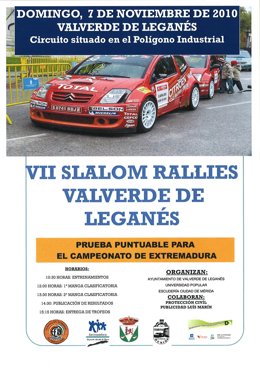 Cartel de la prueba rallie