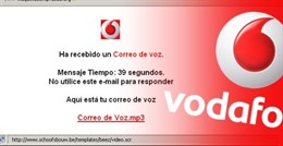 El sms de Vodafone